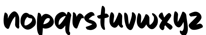 Sugar Cake Font LOWERCASE