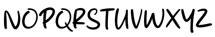 Sugar Cream Font UPPERCASE
