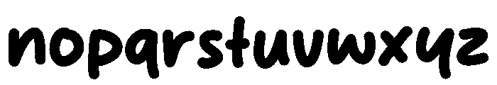 Sugar Fruit Font LOWERCASE