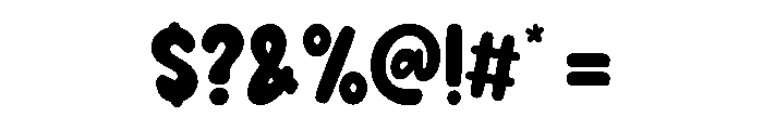 Sugar Groovy Regular Font OTHER CHARS
