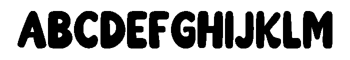 Sugar Groovy Regular Font UPPERCASE