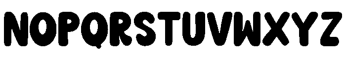 Sugar Groovy Regular Font UPPERCASE