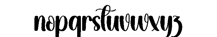 Sugarberry Font LOWERCASE