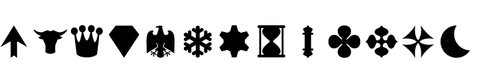 Suit Icons Regular Font LOWERCASE