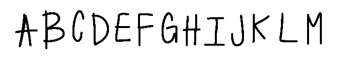 Suji Font UPPERCASE