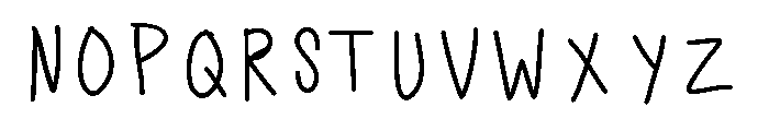 Suji Font UPPERCASE