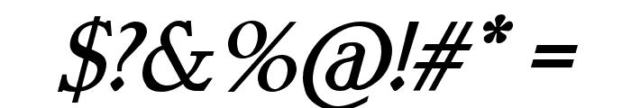Sulcant-Italic Font OTHER CHARS