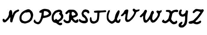 Sumirca_s_Handwriting Font UPPERCASE