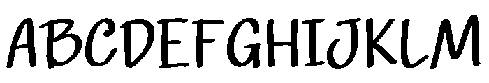 Summer Empty Font UPPERCASE