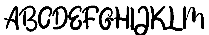 Summer Flash Font UPPERCASE