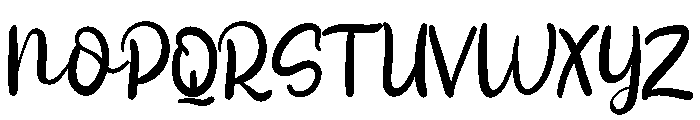 Summer Flash Font UPPERCASE