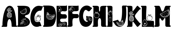 Summer Fruits Style Demo Font UPPERCASE