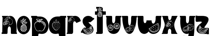 Summer Fruits Style Demo Font LOWERCASE