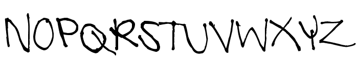 Summer Handwriting Font UPPERCASE