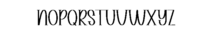 Summer Monday Font LOWERCASE