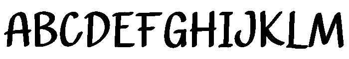 Summer Nyumer Font UPPERCASE