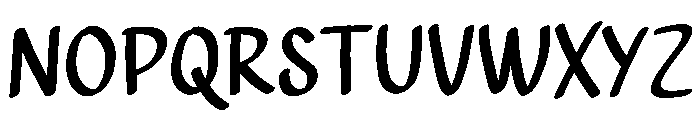 Summer Nyumer Font UPPERCASE