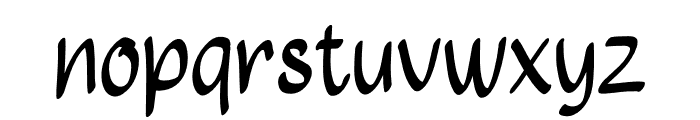 Summer Paradox Font LOWERCASE
