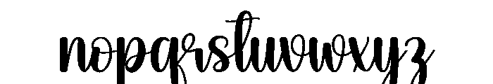 Summer  Schedule Font LOWERCASE