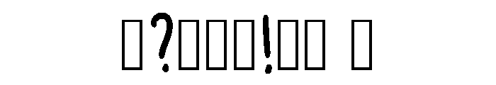 Summer School Regular Font OTHER CHARS