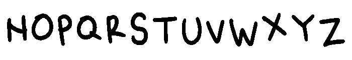 Summer School Regular Font UPPERCASE