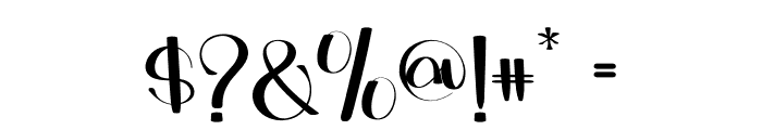 Summer Signature Font OTHER CHARS