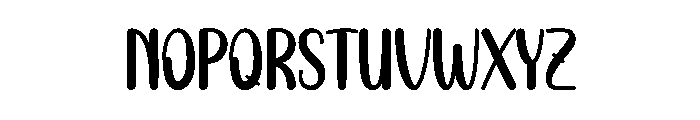 Summer Sun Font UPPERCASE