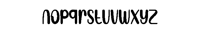 Summer Sun Font LOWERCASE