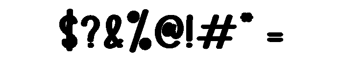 Summer Sunlight Font OTHER CHARS