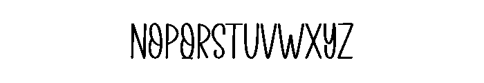 Summer Weekend Font LOWERCASE