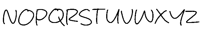 Summer Weekendy Font UPPERCASE