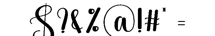 Summer Wonderful Font OTHER CHARS