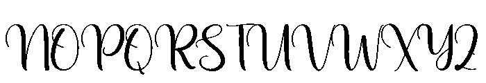 Summer Wonderful Font UPPERCASE