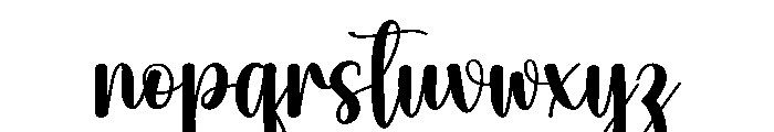 Summer Wonderful Font LOWERCASE
