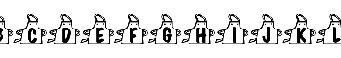 Summers Aprons Font UPPERCASE