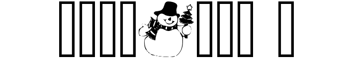 Summers Snowman Font OTHER CHARS