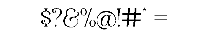 SunbestMora-Demo Font OTHER CHARS