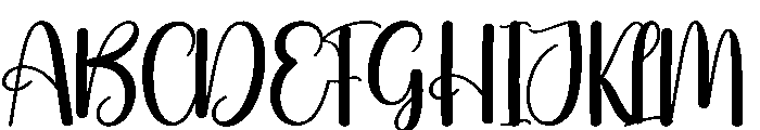 Sunburn Font UPPERCASE