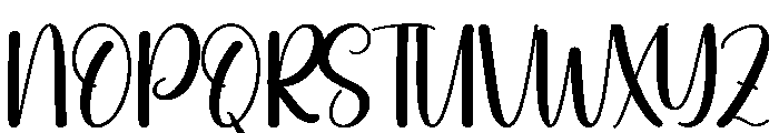 Sunburn Font UPPERCASE
