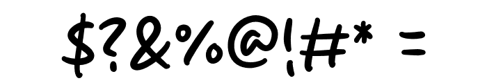 Sunday Drift Font OTHER CHARS