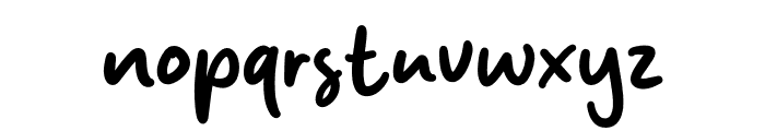 Sunday Drift Font LOWERCASE