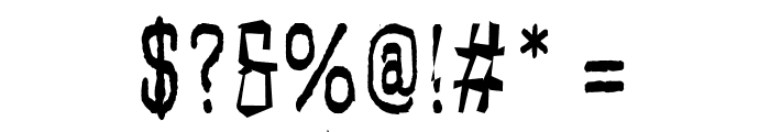 Sunday Everyday Regular Font OTHER CHARS