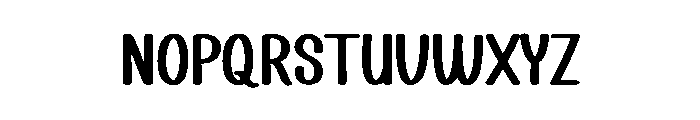 Sunday Grinch Font UPPERCASE
