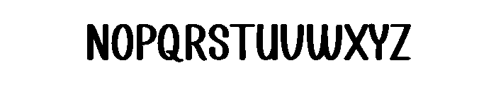 Sunday Grinch Font LOWERCASE