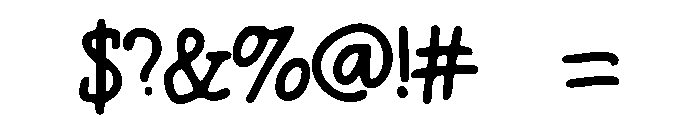 Sunday Letters Font OTHER CHARS