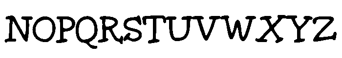 Sunday Letters Font UPPERCASE
