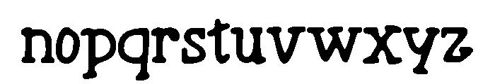 Sunday Letters Font LOWERCASE