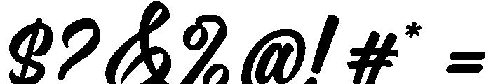 Sunday Midnight Font OTHER CHARS