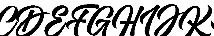 Sunday Midnight Font UPPERCASE