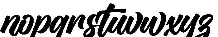 Sunday Midnight Font LOWERCASE